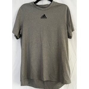 Adidas AEROREADY Creator Tee Gray Heathered Athletic T Shirt Women's M